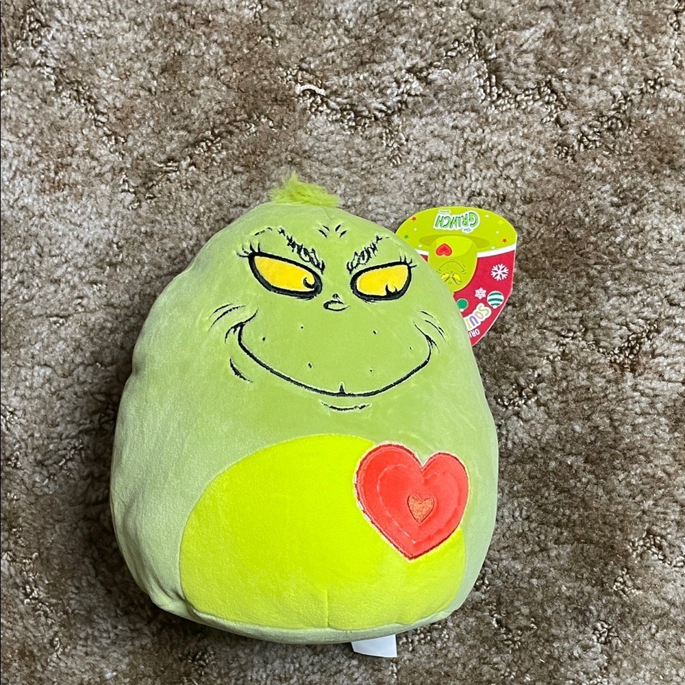 NWT Squishmallow Grinch Christmas 9" Plush Toy
